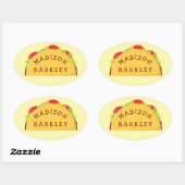 Taco Schattigee Kinder Envelop Seal Stickers (Vel)