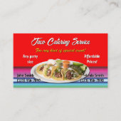 Taco Service Visitekaartje (Voorkant)