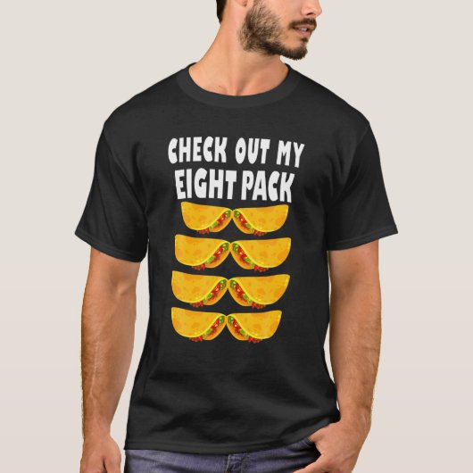 Taco Six Pack Cinco De Mayo Fiesta | MANNEN T-shirt (Voorkant)