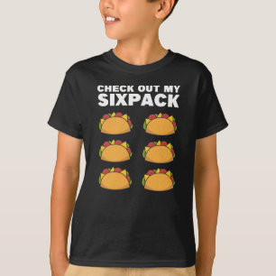 Taco Sixpack grappige Mexicaanse fitness Gym T-shirt