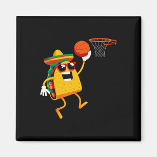 Taco spelende skelet voor Cinco De Mayo-viering Magneet
