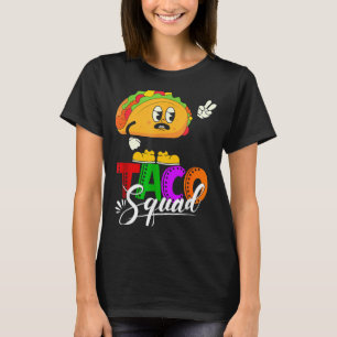 Taco squad cinco de mayo grappig schattig Mexicaan T-shirt