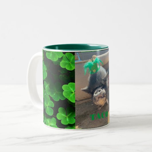 Taco St. Patrick's Day Mug (Devant gauche)