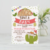 Taco sur Baby Fiesta Thème Baby shower Invitation (Debout devant)