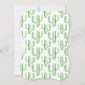 Taco sur une invitation au Baby shower Fiesta (Dos)