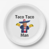 Taco Taco Man Paper Bord (Voorkant)