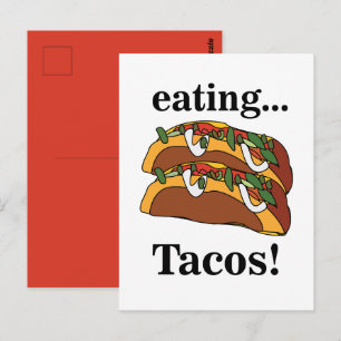 Taco Tacos Eten Grappig  Briefkaart