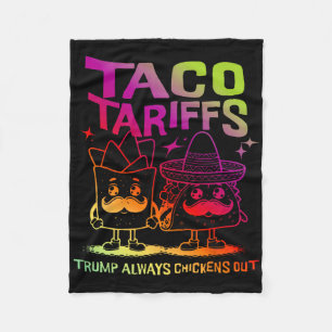 Taco Tarieven Trump steekt altijd kippen uit Fleece Deken