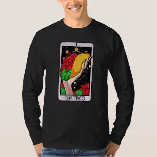 Taco Tarot Card Witchy Occult Alchemy Fortune Tell T-shirt