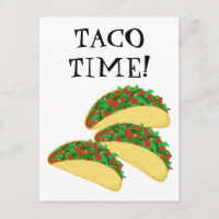 TACO TIME Delicious Tacos Illustratie