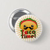 Taco Time Ronde Button 5,7 Cm (Voorkant /achterkant)