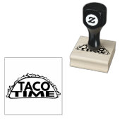 Taco Time Rubberstempel (Gestempeld)