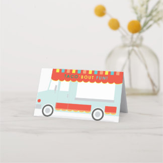 Taco Truck Foldover Labels voor Taco Bar!