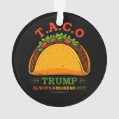 Taco Trump chasse toujours les poulets amusants (dos)