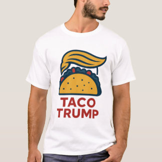 Taco Trump grappige politieke mashup T-shirt