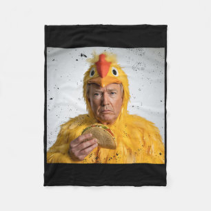 Taco Trump Kijkt Altijd Weg Leuk Tarief Humor Fleece Deken