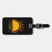 Taco Trump kipt altijd grappig uit Bagagelabel (Voorkant horizontaal)