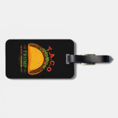 Taco Trump kipt altijd grappig uit Bagagelabel (Achterkant horizontaal)