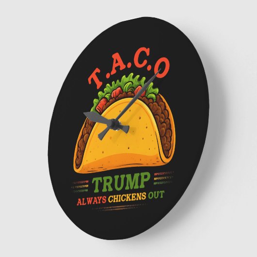 Taco Trump kipt altijd grappig uit Grote Klok (Hoek)