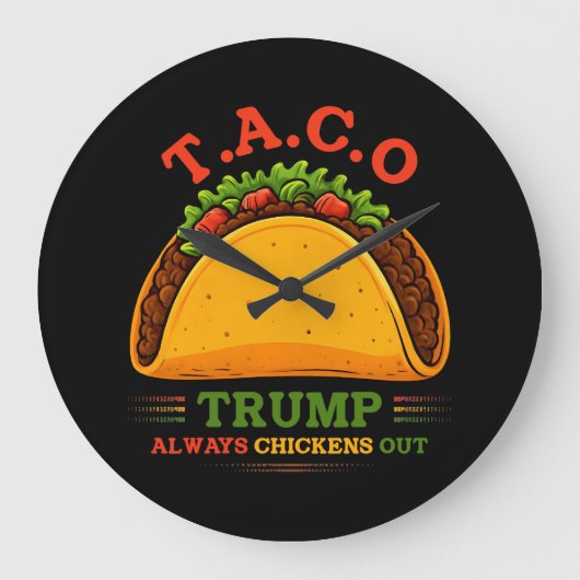 Taco Trump kipt altijd grappig uit Grote Klok (Voorkant)