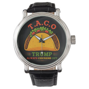 Taco Trump kipt altijd grappig uit Horloge