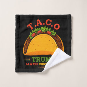 Taco Trump kipt altijd grappig uit Washandje