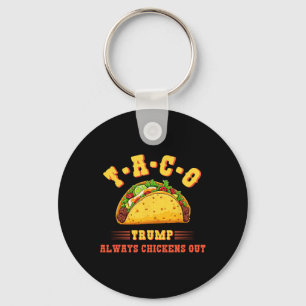 Taco Trump Piept Altijd Uit Leuke Politieke T.a Sleutelhanger