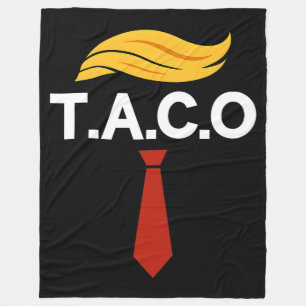 Taco Trump steekt altijd de kop op Fleece Deken
