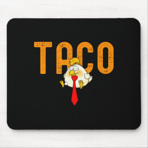 Taco Trump - Trump Gaat Altijd Op De Loop Grappige Muismat