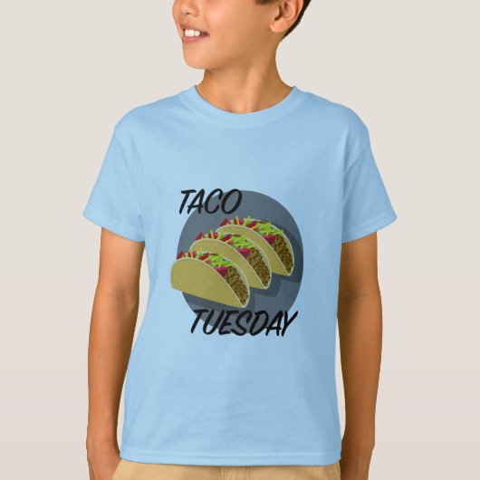 Taco Tuesday Design - T-Shirt de base pour enfants (Devant)