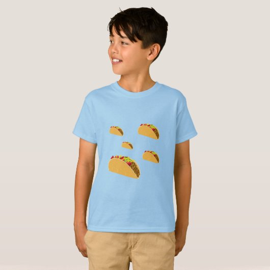 Taco Tuesday Design - T-Shirt de base pour enfants (Devant entier)