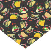 Taco Tuesday Hard and Soft Tacos Hot Sauce Black Korte Tafelloper (Hoek)