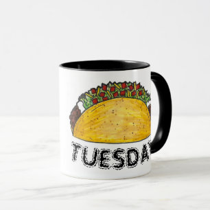 TACO TUESDAY Mexicaanse Tex Mex Food Tacos Foodie Mok