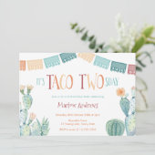 Taco Twosday Autumn Colors 2e verjaardag Kaart (Staand voorkant)