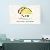 Taco Twosday Dinsdagcrème 2e Verjaardag Welkom Spandoek (Beurs)