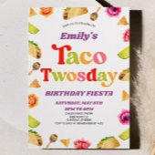 Taco Twosday Fiesta 2e Tweede Verjaardagsfeest Kaart