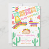 Taco TWOsday Verjaardag Uitnodiging (Voorkant)