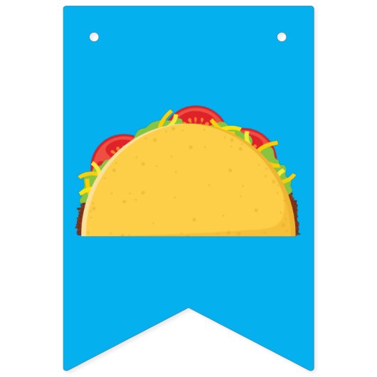 Taco verjaardagsfeestje Mexicaans eten Vlaggetjes (Eerste vlag)