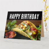 TACO VERJAARDAGSKAART GRAPPIG KAART (Gele Bloem)