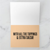 TACO VERJAARDAGSKAART GRAPPIG KAART (Binnen)