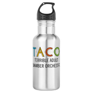 TACO-waterfles (18 oz), roestvrij staal Waterfles