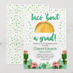 Taco'Bout A Afstudeerder Party Invitation Kaart