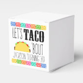 Taco'Bout Birthday Party Bedankdoosjes (Voorkant Zijde)