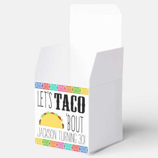 Taco'Bout Birthday Party Bedankdoosjes (Geopend)