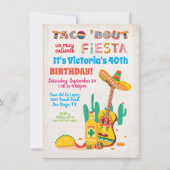 Taco'bout Invitations Fête d'Anniversaire (Devant)