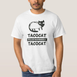 Tacocat a orthographié est vers l'arrière T-shirt