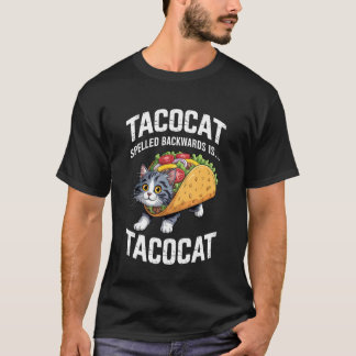 Tacocat achterstevoren gespeld is Tacocat Grappige T-shirt