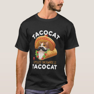 Tacocat achterstevoren gespeld is Tacocat Mexicaan T-shirt