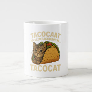 TACOCAT ACHTERWAARTS GESPELD IS... - Love Cat en T Extra Grote Beker