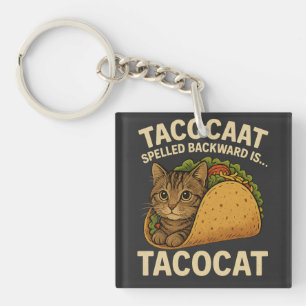 TACOCAT ACHTERWAARTS GESPELD IS... - Love Cat en T Sleutelhanger